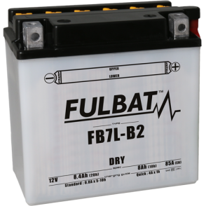 Akumulator FULBAT YB7L-B2 (suchy, obsługowy, kwas w zestawie)