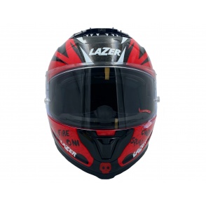 Kask Motocyklowy LAZER RAFALE EVO Oni Czerwony (kol. Czerwony - Czarny) rozm. S