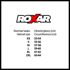 Kask Motocyklowy ROXAR ORLANDO EVO Z-Line (Czarny - Matowy) M