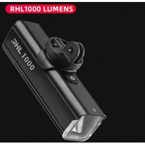LAMPKA ROWEROWA PRZEDNIA LED ROCKBROS RHL-1000 USB