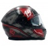 Kask Motocyklowy LAZER VERTIGO EVO Pixel Dark (kol. Czarny - Czerwony) rozm. XL