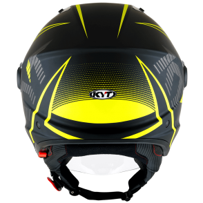 Kask Motocyklowy KYT D-CITY COLORFUL żółty - XL