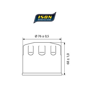 ISON filtr oleju ISON153