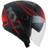 Kask Motocyklowy KYT D-CITY COLORFUL czerwony - L