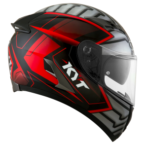 Kask Motocyklowy KYT FALCON 2 ARMOR czerwony - 2XL