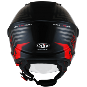 Kask Motocyklowy KYT D-CITY LUCENT czerwony - M