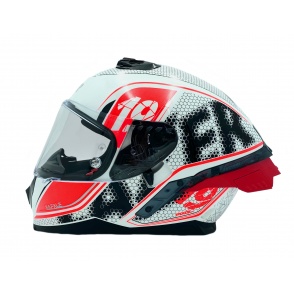 Kask Motocyklowy LAZER RAFALE SR EVO Pixel (kol. Biały - Czarny - Czerwony) rozm. L