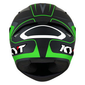 Kask Motocyklowy KYT TT-COURSE OVERTECH czarny/zielony - 2XL