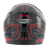 Kask motocyklowy dziecięcy ROCC 382 Jr. czarno-czerwony