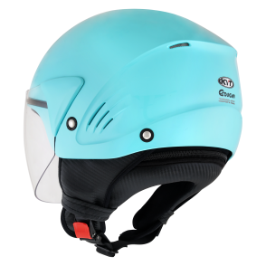 Kask Motocyklowy KYT COUGAR jasny niebieski - L