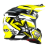 Kask Motocyklowy KYT SKYHAWK ARDOR żółty fluo - XS