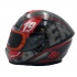 Kask Motocyklowy LAZER VERTIGO EVO Pixel Dark (kol. Czarny - Czerwony) rozm. L