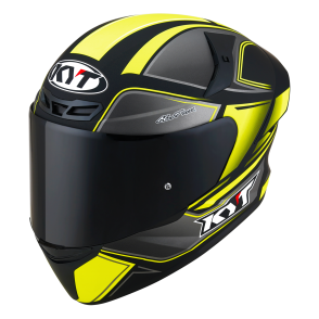 Kask Motocyklowy KYT TT-COURSE TOURIST żółty fluo mat - M