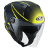 Kask Motocyklowy KYT D-CITY COLORFUL żółty - XL