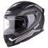 Kask motocyklowy ROCC 331 czarny-srebrny L