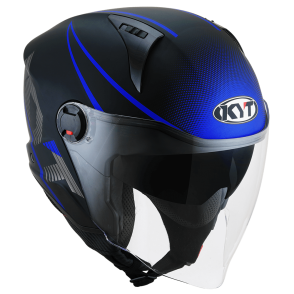 Kask Motocyklowy KYT D-CITY COLORFUL niebieski - XS