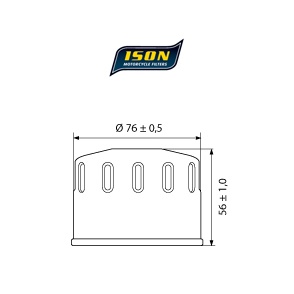 ISON filtr oleju ISON164