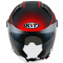 Kask Motocyklowy KYT D-CITY COLORFUL czerwony - XL