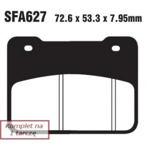 Klocki hamulcowe EBC SFA627HH skuterowe (kpl. na 1 tarcze)