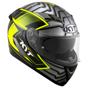 Kask Motocyklowy KYT FALCON 2 ARMOR żółty - M