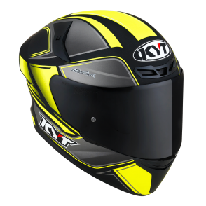 Kask Motocyklowy KYT TT-COURSE TOURIST żółty fluo mat - XS