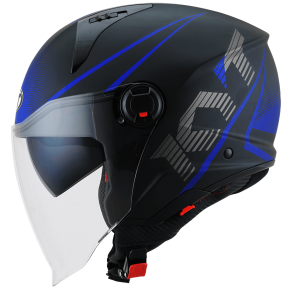 Kask Motocyklowy KYT D-CITY COLORFUL niebieski - XL