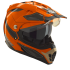 Kask motocyklowy ROCC 771 czarno-pomarańczowy