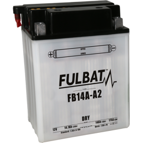 Akumulator FULBAT YB14A-A2 (suchy, obsługowy, kwas w zestawie)