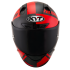 Kask Motocyklowy KYT NX RACE CARBON RACE-D czerwony fluo - XL