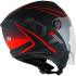 Kask Motocyklowy KYT D-CITY COLORFUL czerwony - L