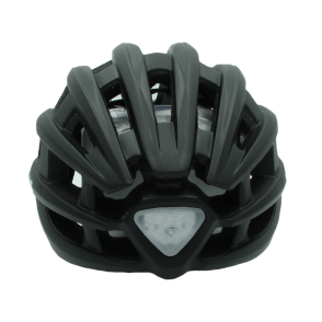 Kask rowerowy ROXAR STREET czarny matowy rozm.L (58-61cm) z wbudowanym światełkiem