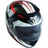 Kask motocyklowy KYT VENOM DIAMOND biało czarny