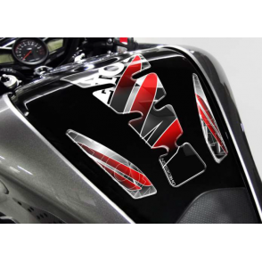 ONEDESIGN tankpad Spirit shape Limited Edition logo Honda szara