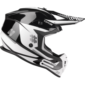 Kask Motocyklowy LAZER OR3 PP3 (kol. Czarny - Biały) rozm. XL