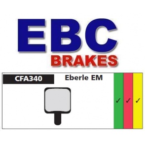 Klocki rowerowe EBC (organiczne) Eberle EM CFA340