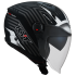 Kask Motocyklowy KYT D-CITY LUCENT srebrny - L