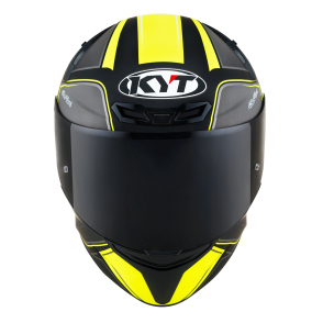 Kask Motocyklowy KYT TT-COURSE TOURIST żółty fluo mat - L