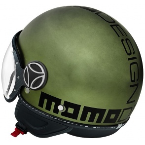 Kask Motocyklowy MOMO FGTR EVO (Green Metal/ Black) rozm. ML