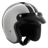 Kask motocyklowy ROCC Classic Dekor srebrno-czarny
