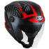 Kask Motocyklowy KYT D-CITY LUCENT czerwony - S