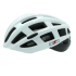 Kask rowerowy ROXAR STREET biało czarny (połysk) rozm.M (54-57cm) z wbudowanym światełkiem