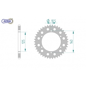 Zębatka AFAM tylna aluminiowa 11320-48