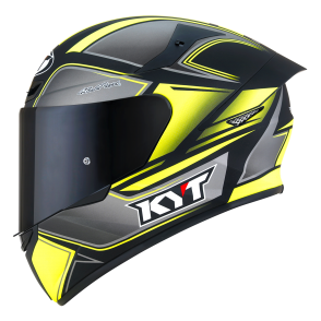 Kask Motocyklowy KYT TT-COURSE TOURIST żółty fluo mat - L