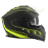 Kask motocyklowy ROCC 431 czarno-żółto-neonowy
