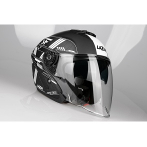 Kask Motocyklowy LAZER TANGO S ROADTECH (kol. Czarny - Biały - Matowy) rozm. L