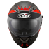 Kask Motocyklowy KYT FALCON 2 RIFT czerwony/antracytowy - XL