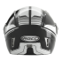 Kask motocyklowy ROCC 121 biało-czarny