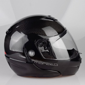 Kask motocyklowy LAZER MONACO EVO Pure Carbon czarny/carbon