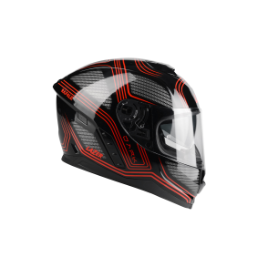 Kask Motocyklowy LAZER RAFALE EVO Darkside (kol. Czarny - Czerwony) rozm. L