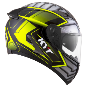 Kask Motocyklowy KYT FALCON 2 ARMOR żółty - L